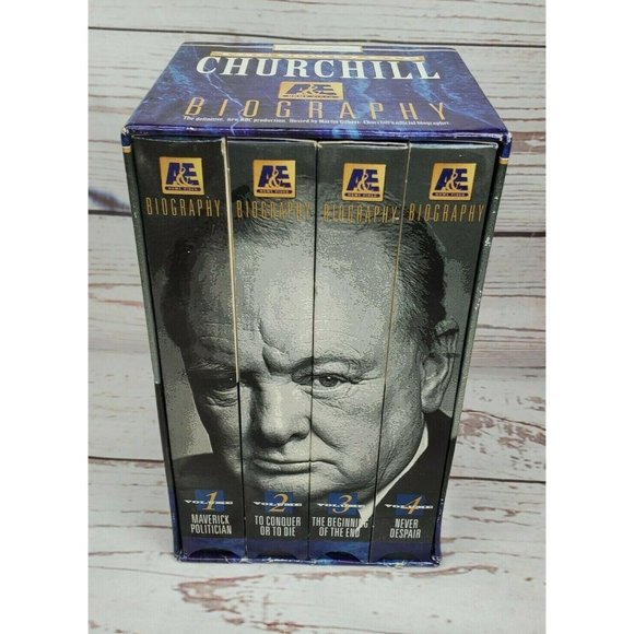 Winston Churchill A&E Biography VHS Set - Picture 4 of 7